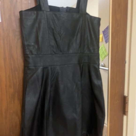 leather mini dress - Picture 3 of 3